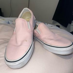 Women’s Pink Slip-on Vans